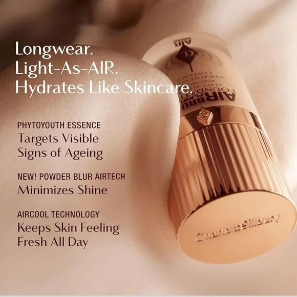 Charlotte Tilbury Airbrush Flawless Matte Foundation – Shade 12 Neutral - Picture 3 of 4